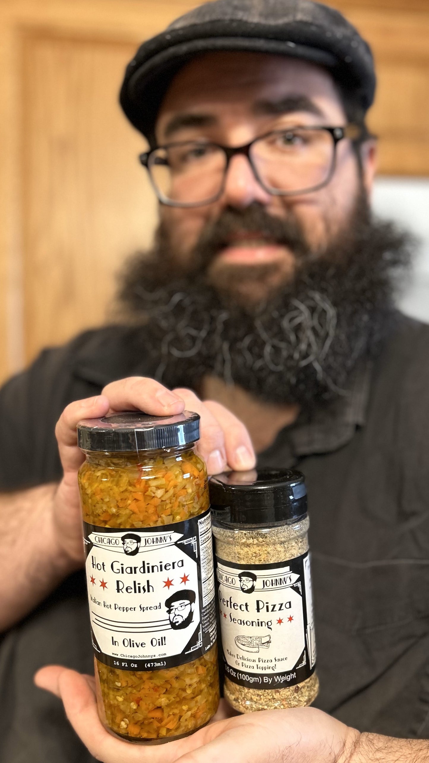 Minced Hot Giardiniera Spread in Olive Oil | Hot Giardiniera Relish in Olive Oil