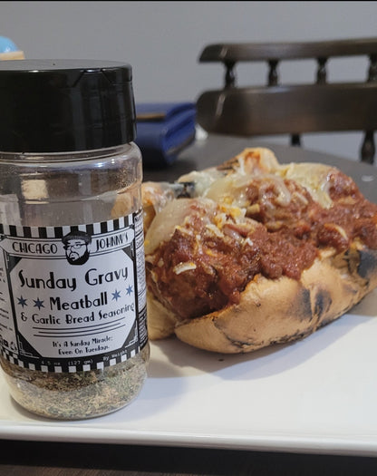Sunday Gravy Seasoning | Fantastic Meatball Seasoning | Amazing Garlic Bread Seasoning by Chicago Johnnys
