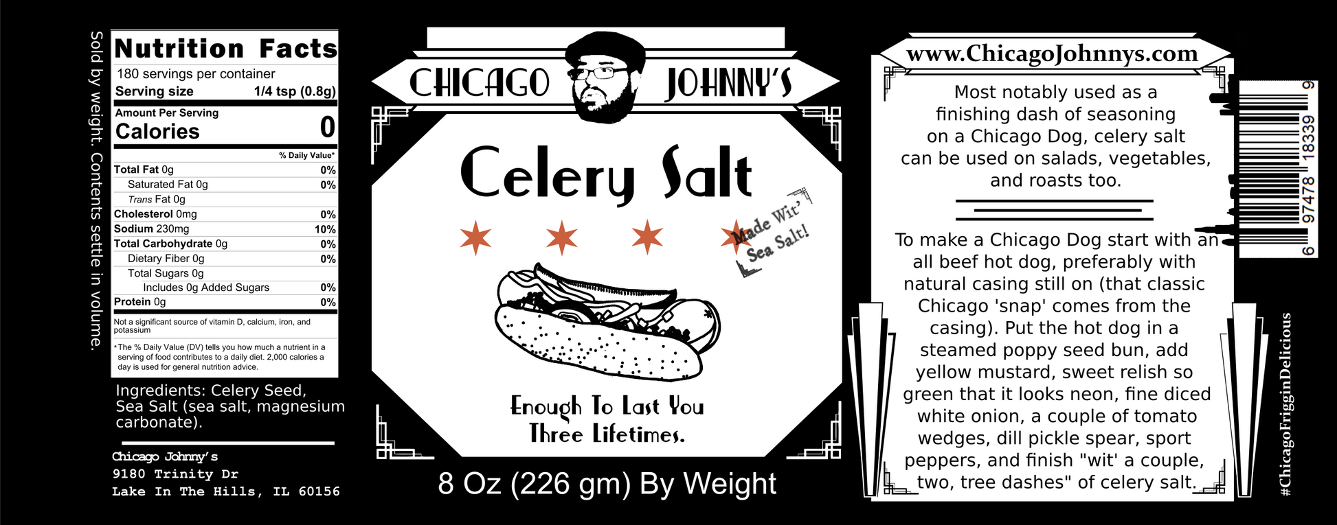 chicago hot dog celery salt