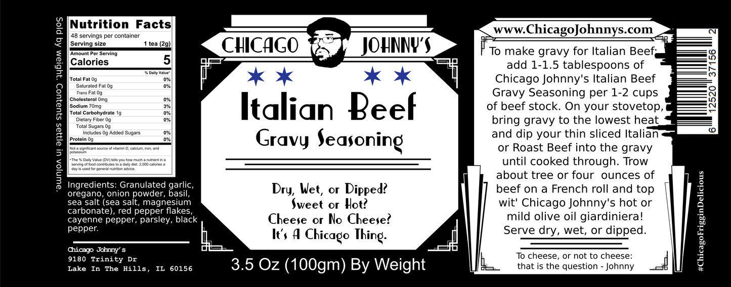 Chicago Food Collection. Best Gift For Chicago Lovers. Giardiniera, Beef Gravy, Pizza Seasoning.