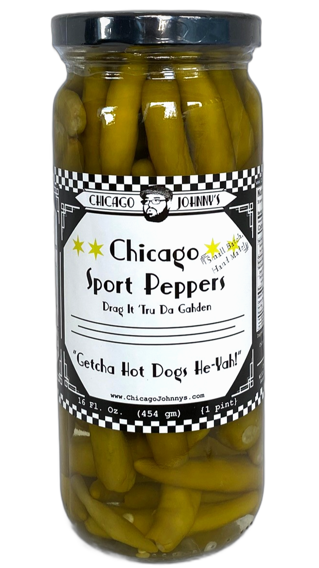 chicago hot dog sport peppers